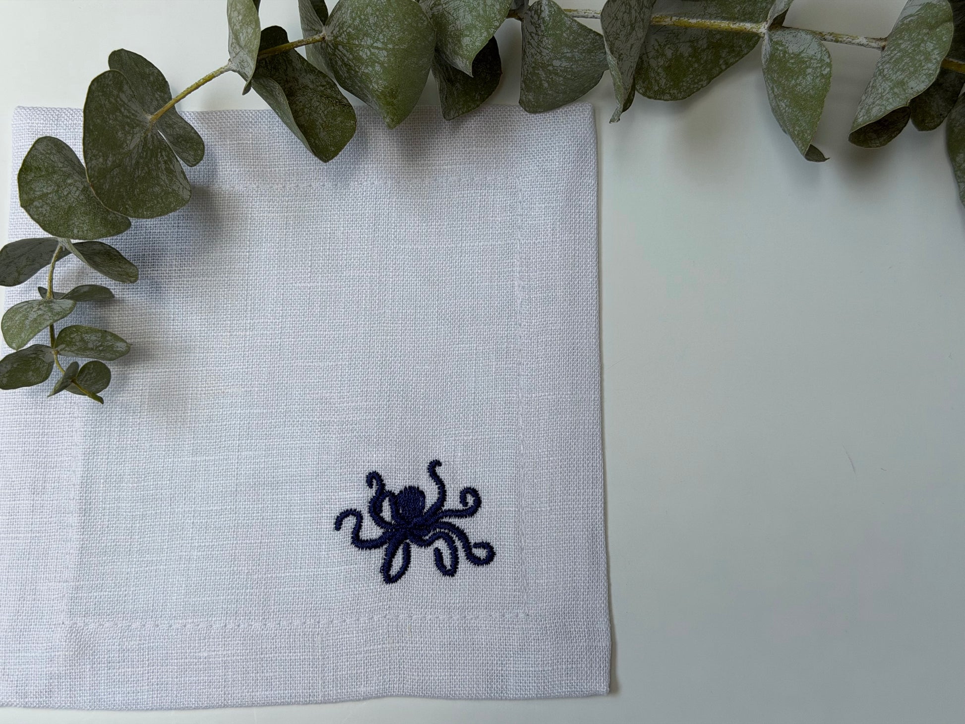 Servilletas Cocktail Pulpo (Set 6 piezas)