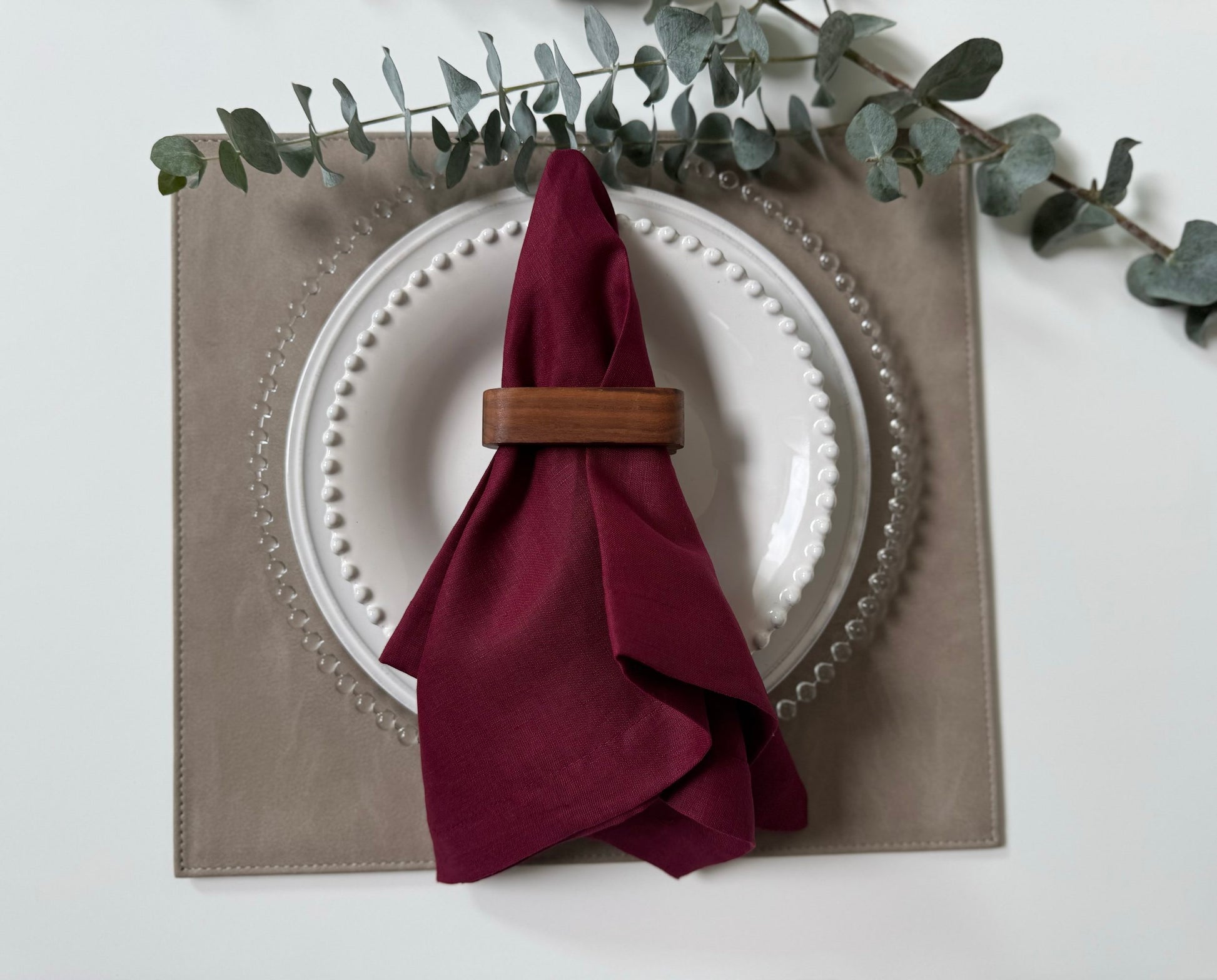 Servilletas Lino Vino (Set 4 piezas)
