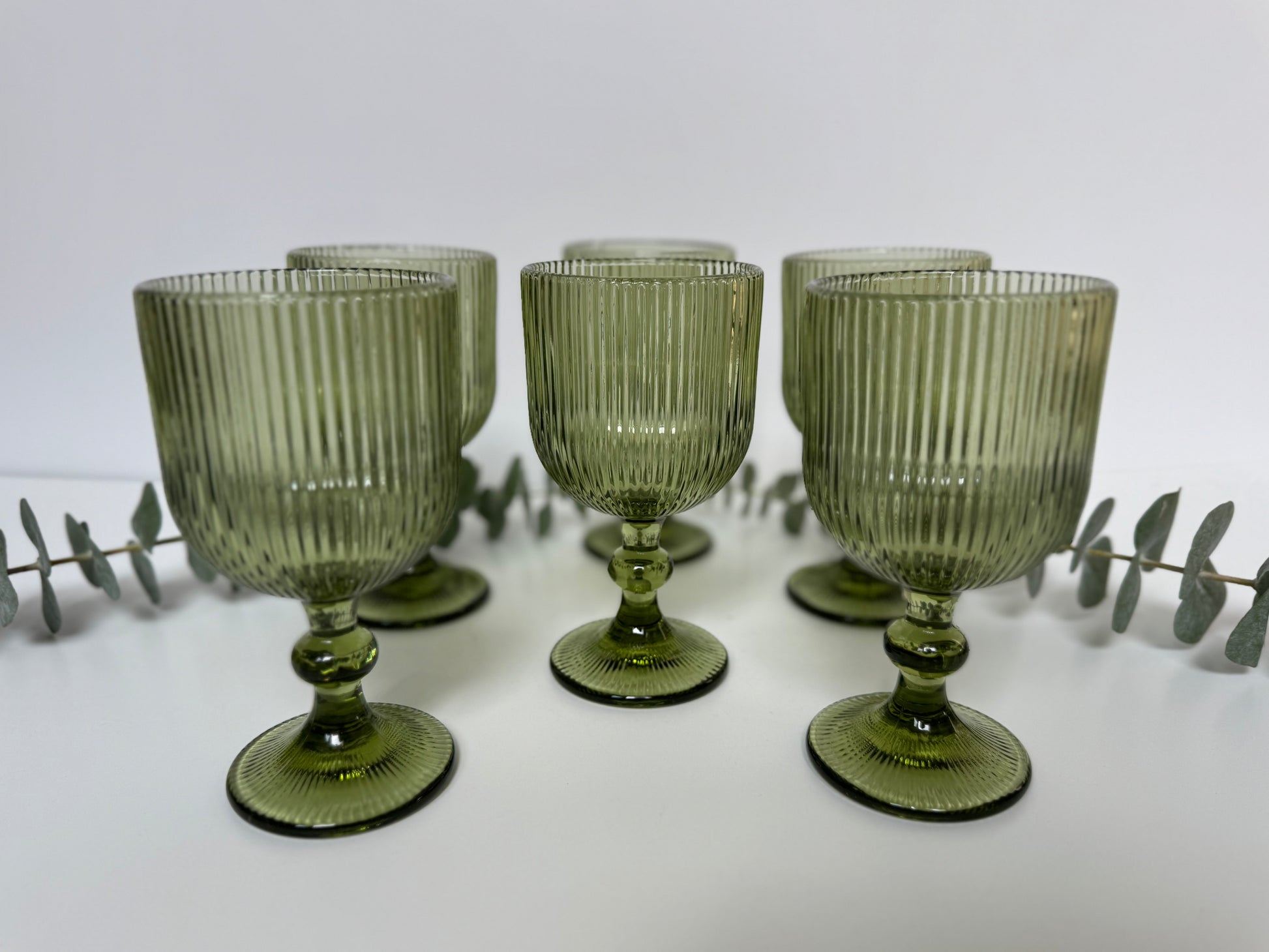 Copas Valentina Olivo (Set 6 piezas)