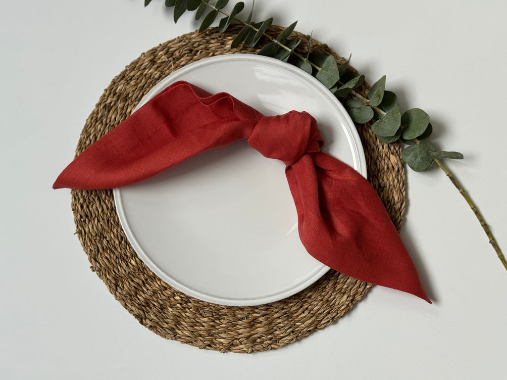Plato Base Mimbre (Set 4 piezas)