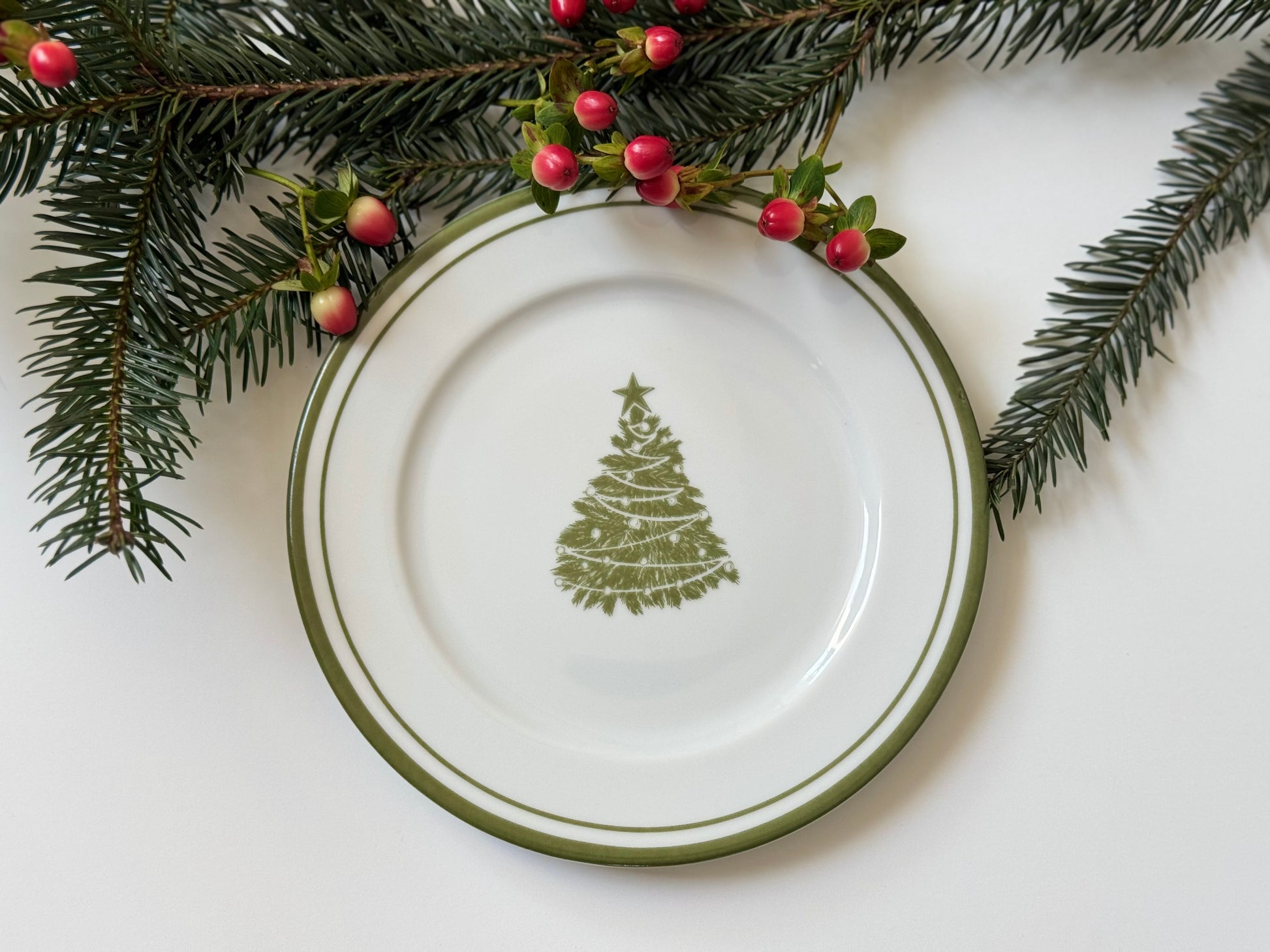 Platos Botana Árbol Navidad (Set 6 piezas)
