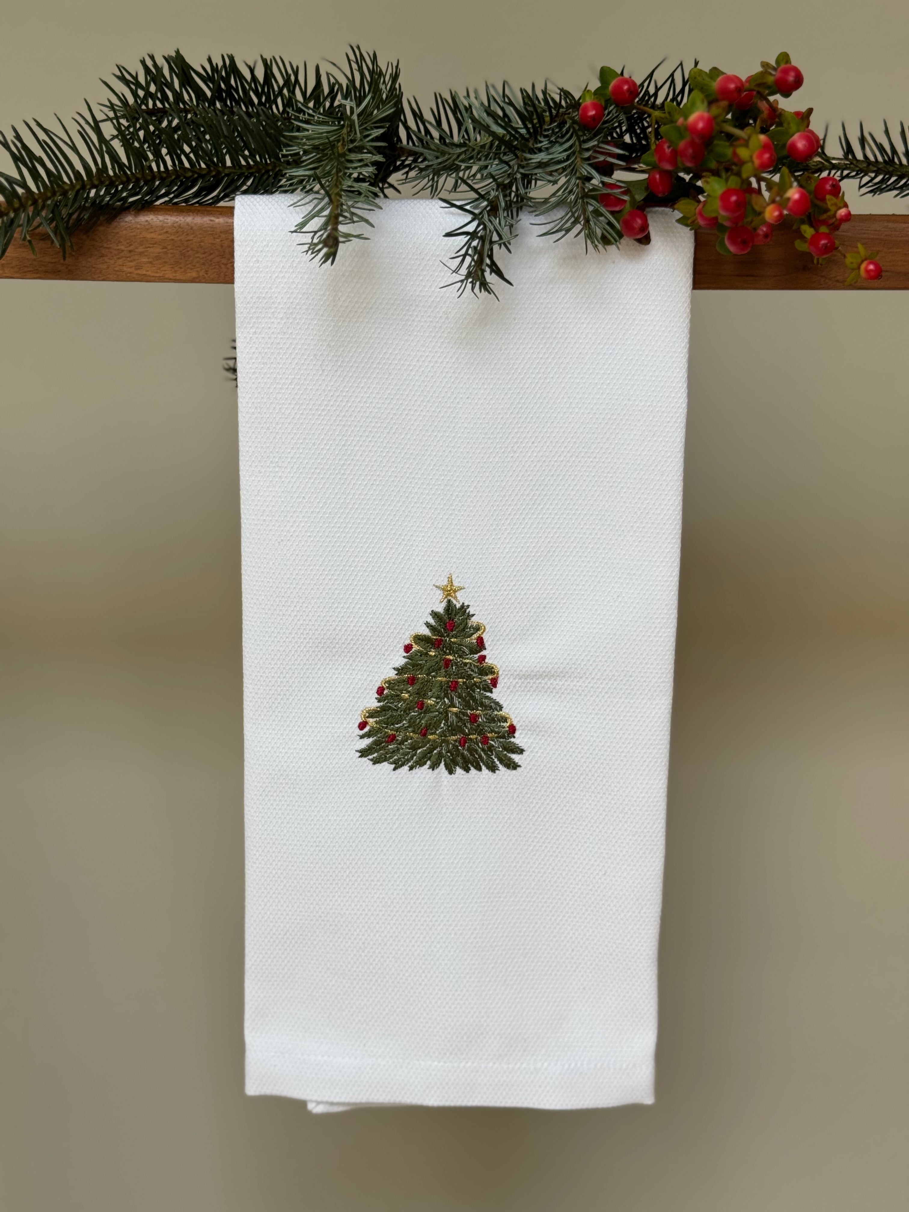 Trapo Piqué Árbol Navidad