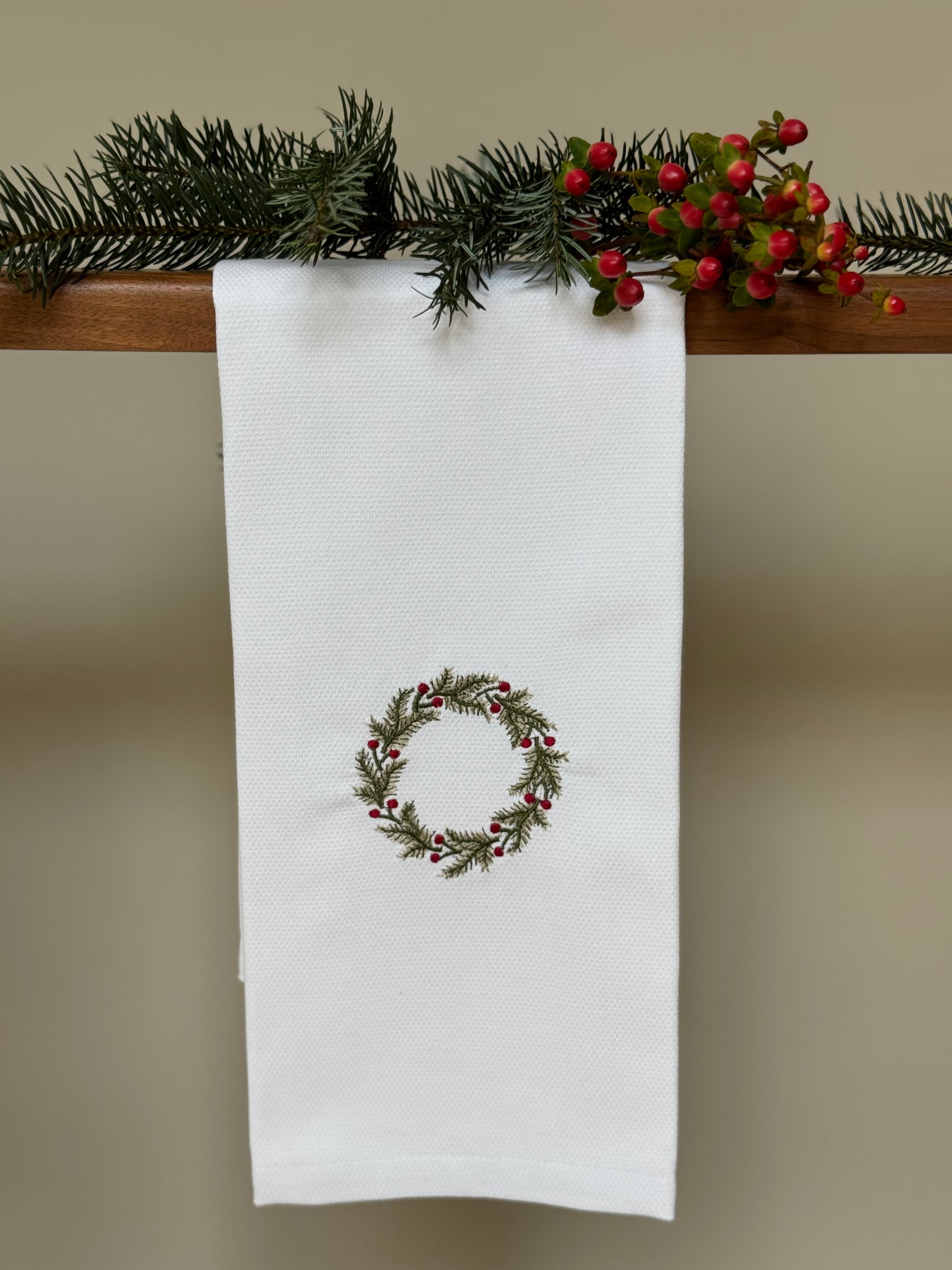 Trapo Piqué Corona Navidad