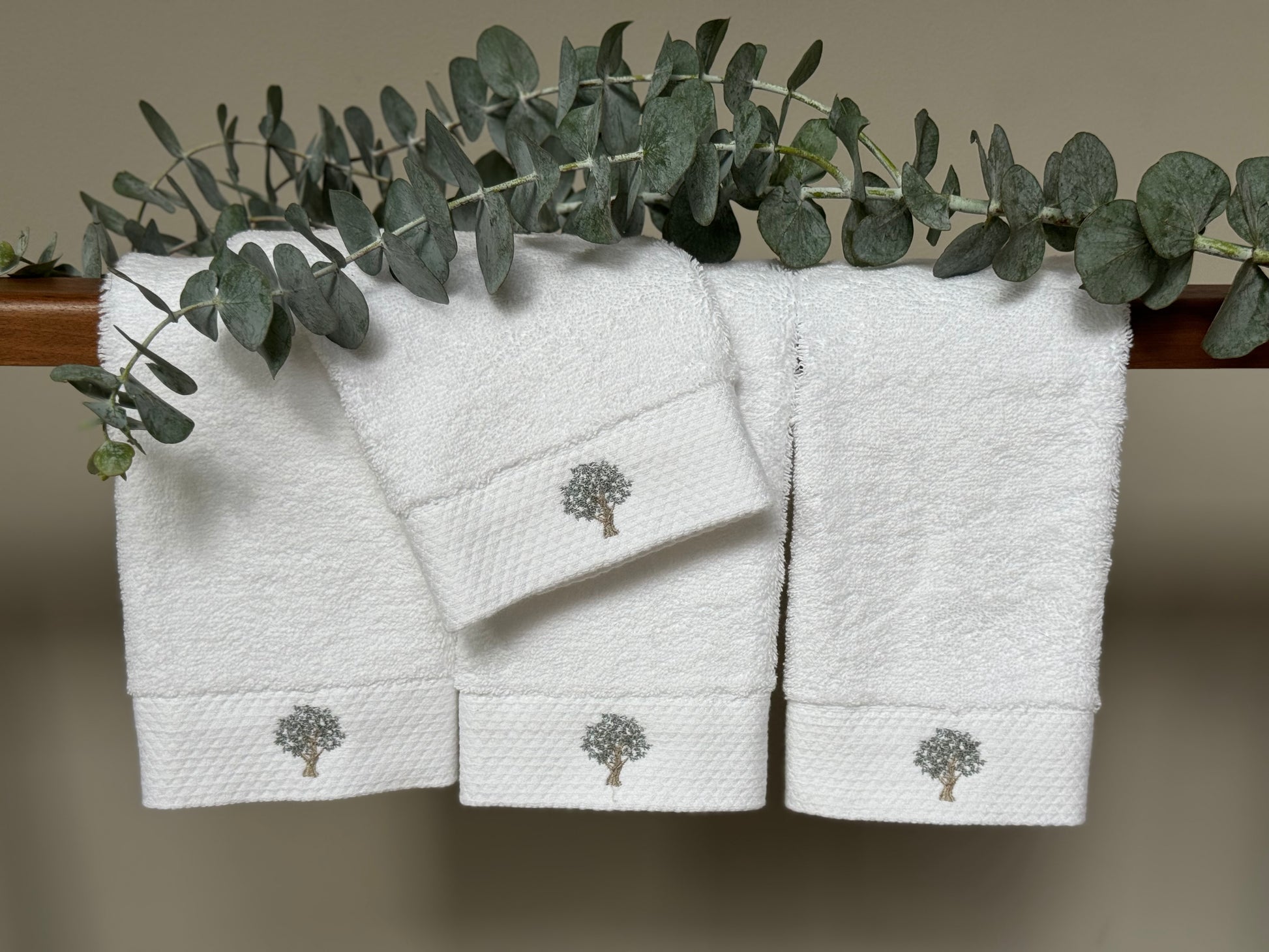 Toalla Olivo Facial (Set 4 piezas)