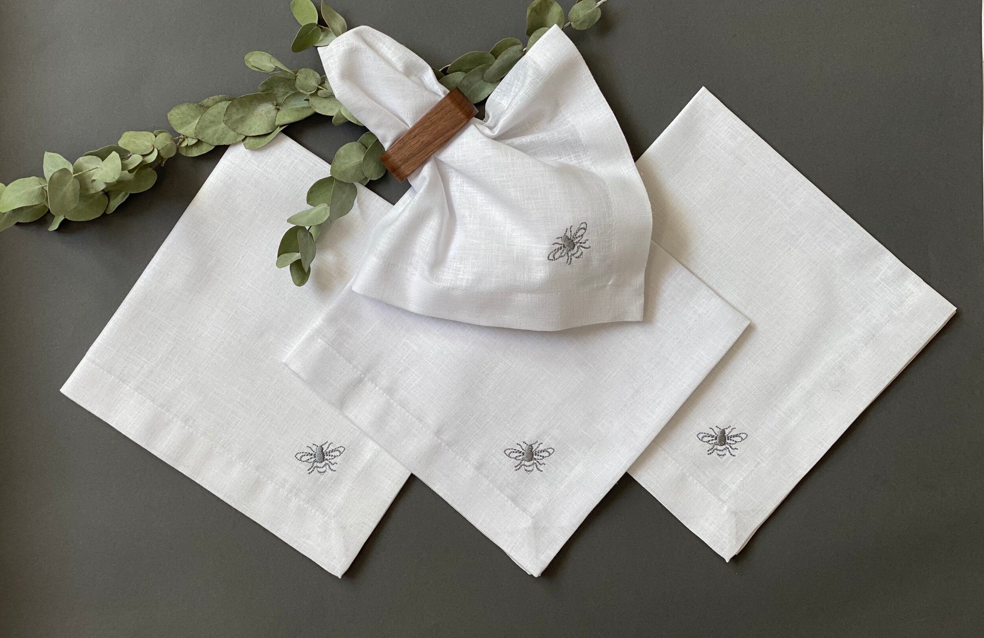 Servilletas Algodón Abeja  (Set 4 piezas)
